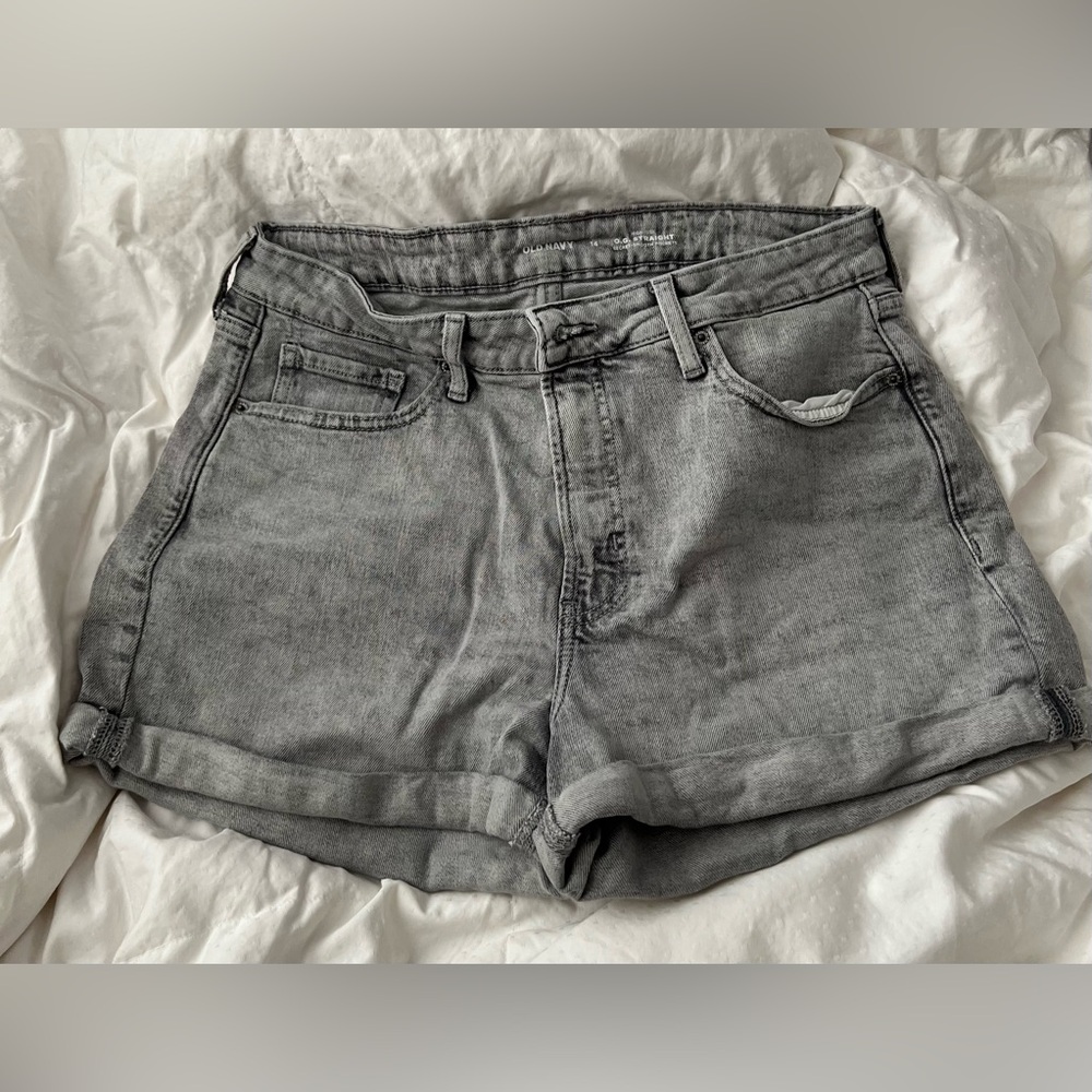 Old navy gray denim shorts